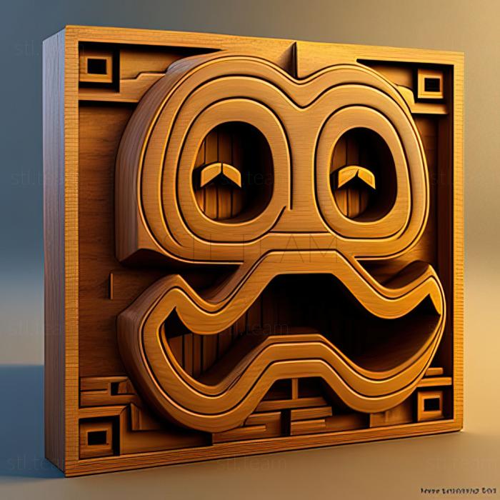 3D model st Pacman from Pac Man (STL)